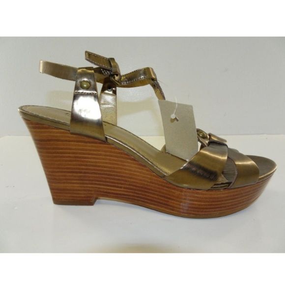 New - Franco Sarto - Electra - Bronze Wedge - 10M